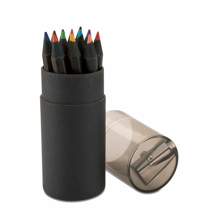 BLOCKY - Black colouring pencils