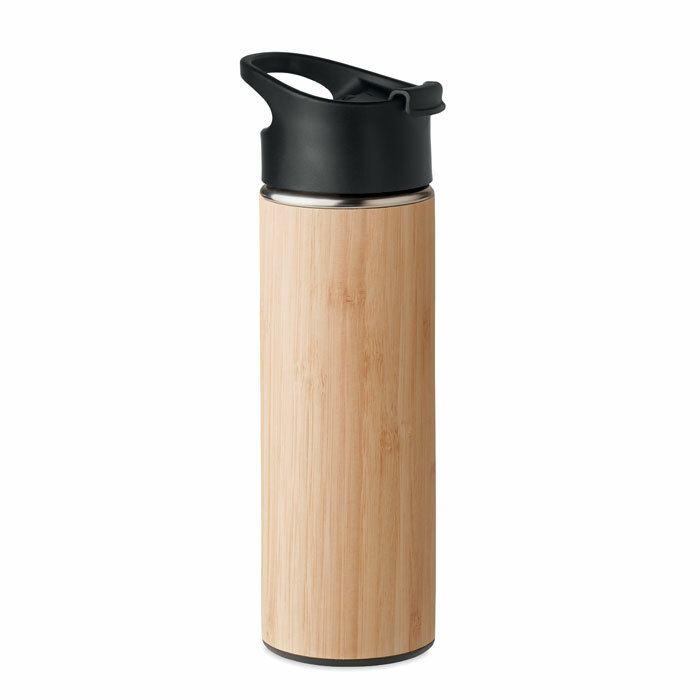 NANDA - Double wall bamboo flask 450ml