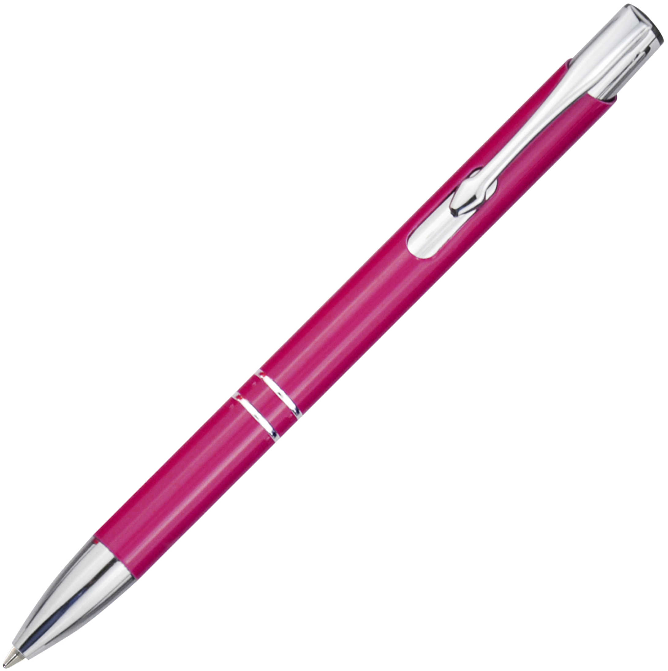 Moneta aluminium click ballpoint pen (blue ink)
