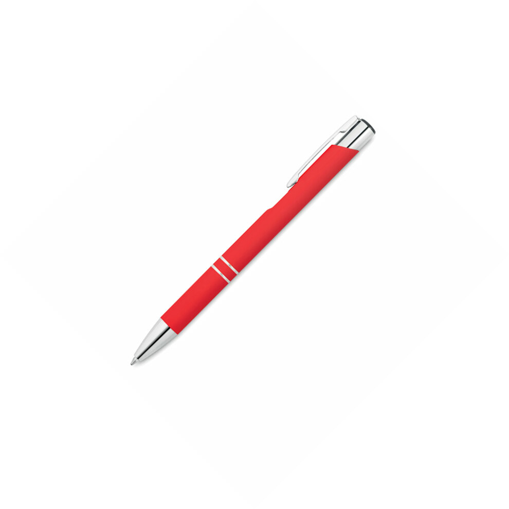 AOSTA - Ball pen in rubberised finish