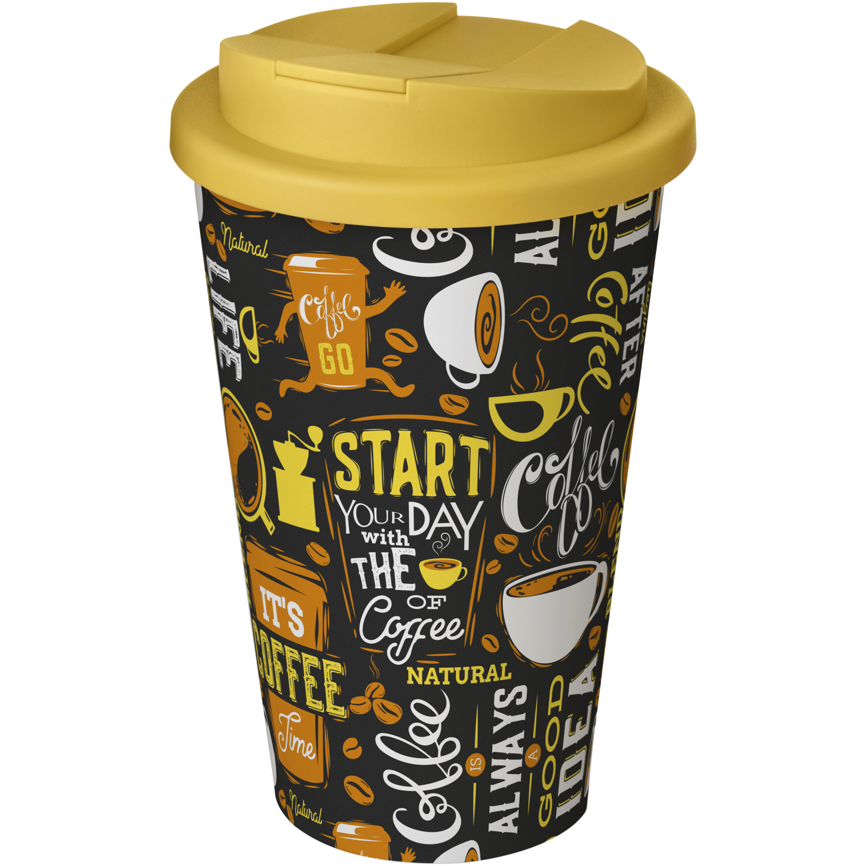 Brite-Americano® 350 ml tumbler with spill-proof lid