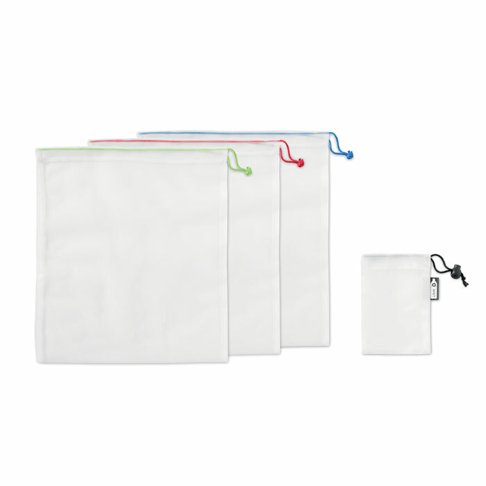 VEGGIE SET RPET - Set of 3 RPET mesh food bags