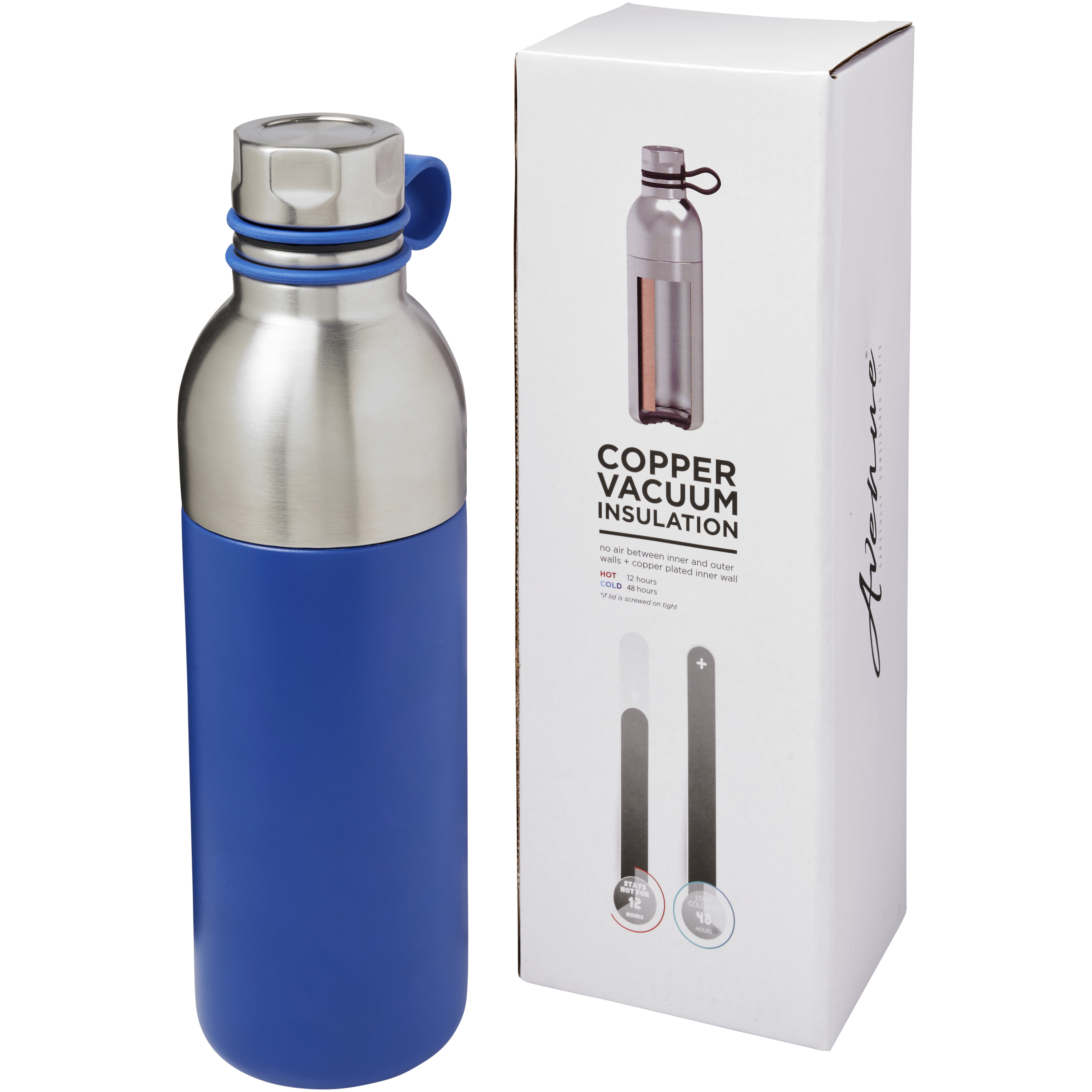 Koln 590 ml copper vacuum insulated sport bottle