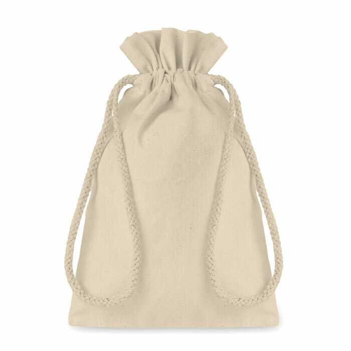 TASKE SMALL - Small Cotton draw cord bag