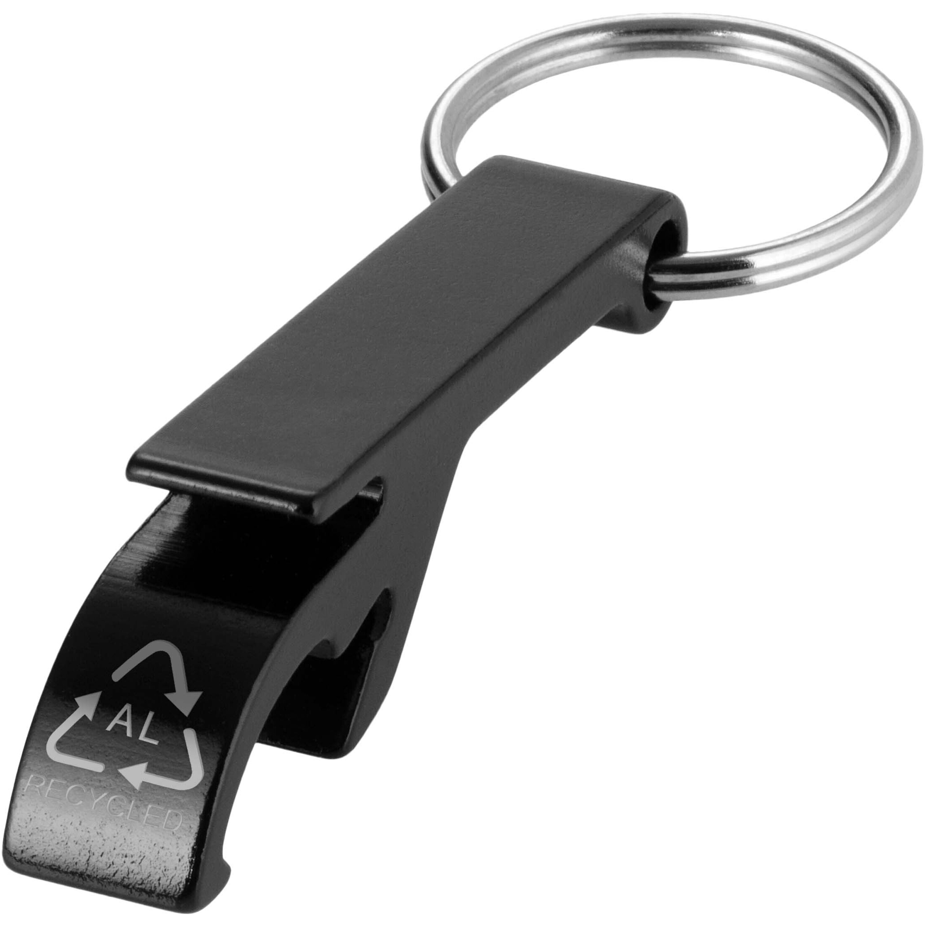 Tao RCS recycled aluminium bottle and can opener with keychain 