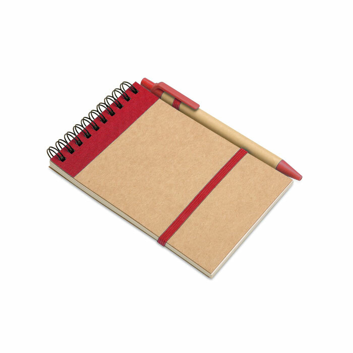 SONORA - A6 recycled notepad with pen