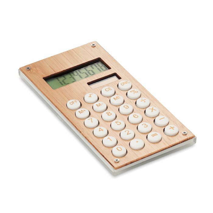 CALCUBAM - 8 digit bamboo calculator