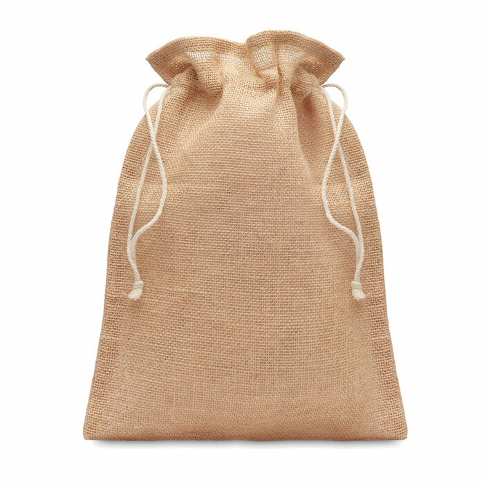 JUTE MEDIUM - Medium jute gift bag 25 x 32cm