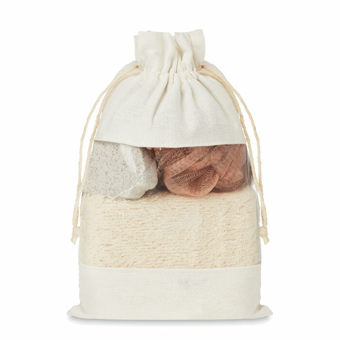 CUIDA SET - Bath set in cotton pouch