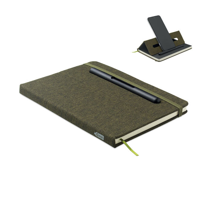 RINBOOK - A5 notebook with phone holder