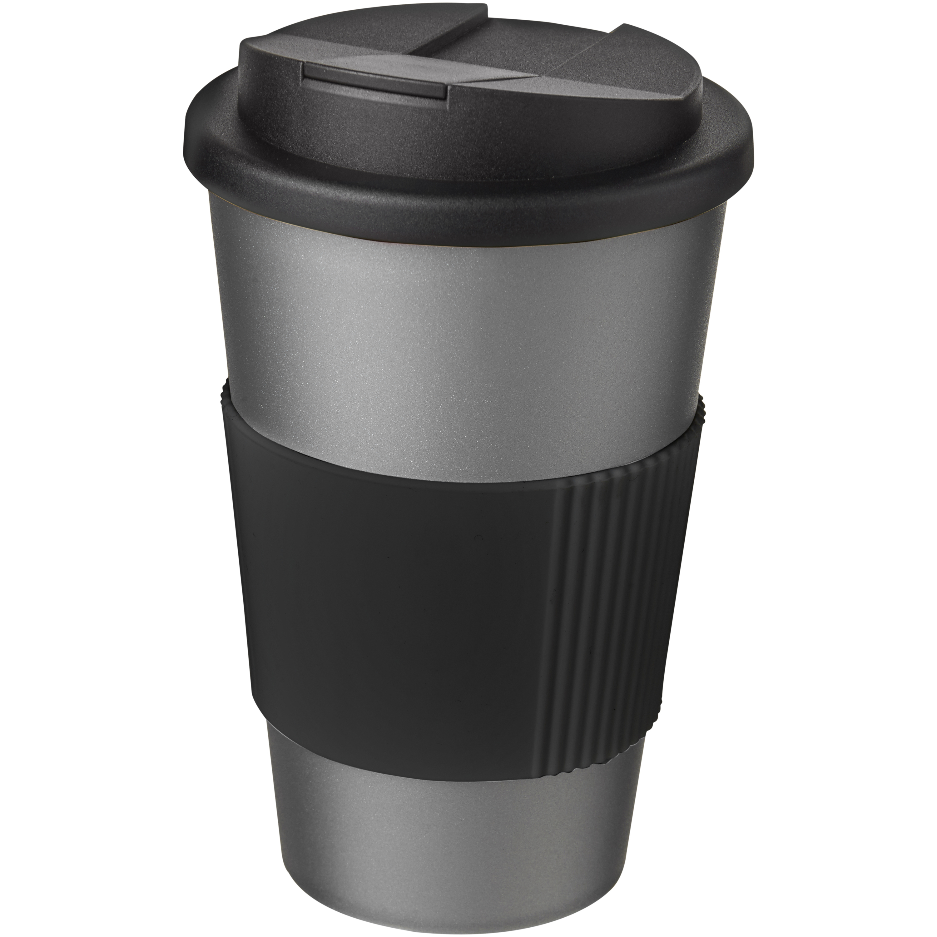 Americano® 350 ml tumbler with grip & spill-proof lid