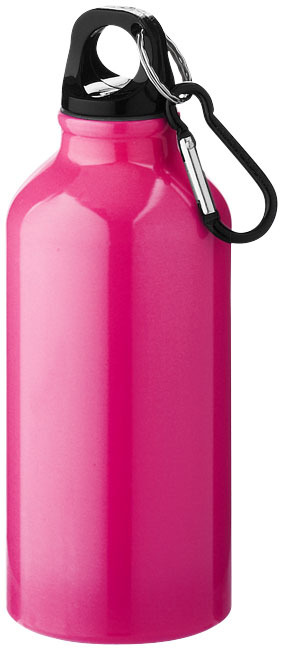 Oregon 400 ml aluminium water bottle with carabiner