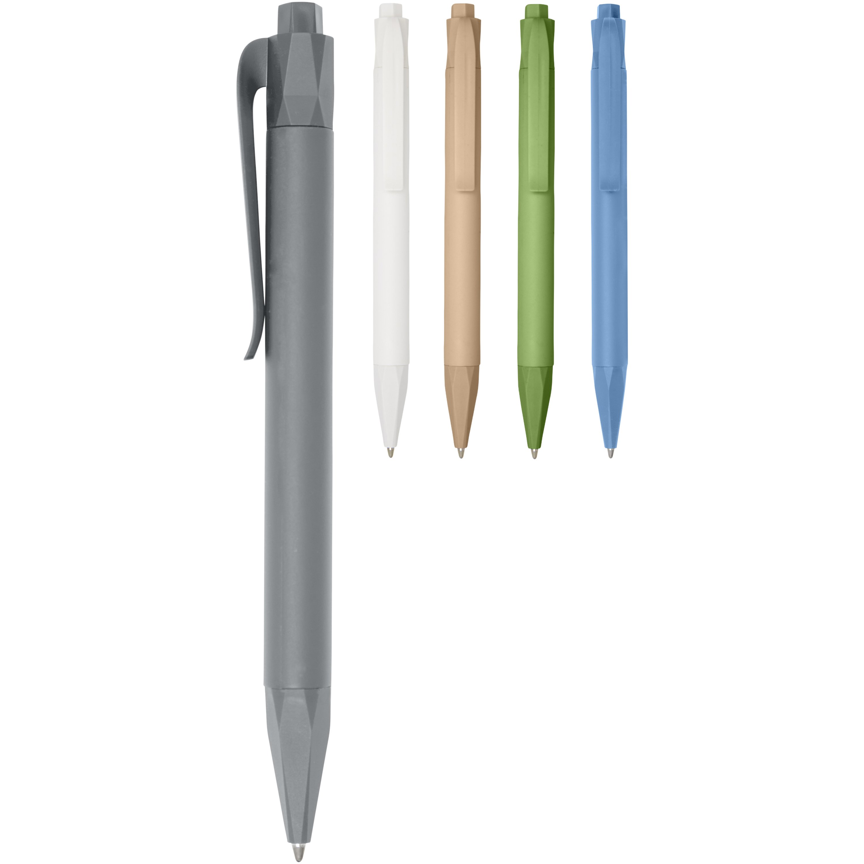 Terra corn plastic ballpoint pen (blue ink)