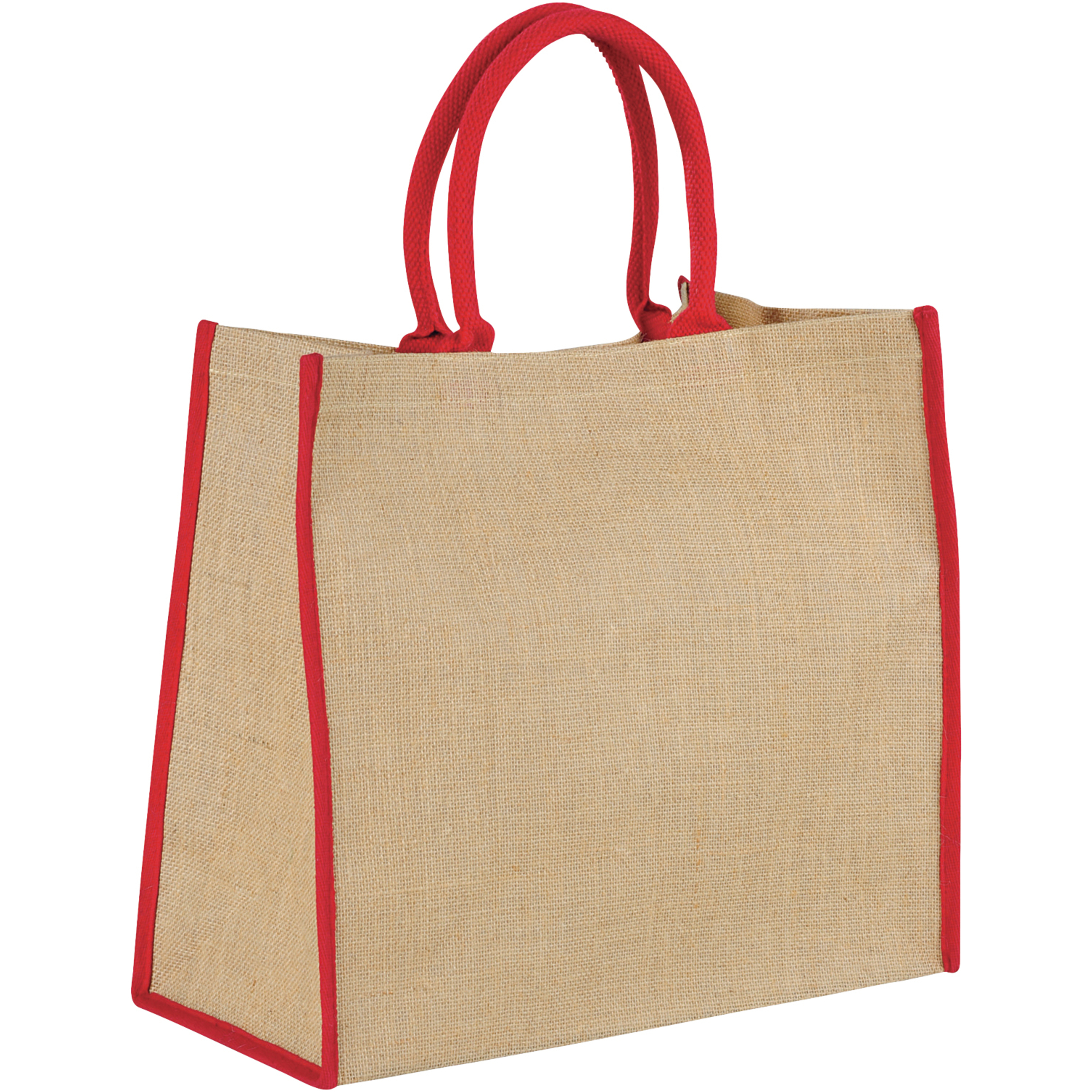 Harry coloured edge jute tote bag 25L