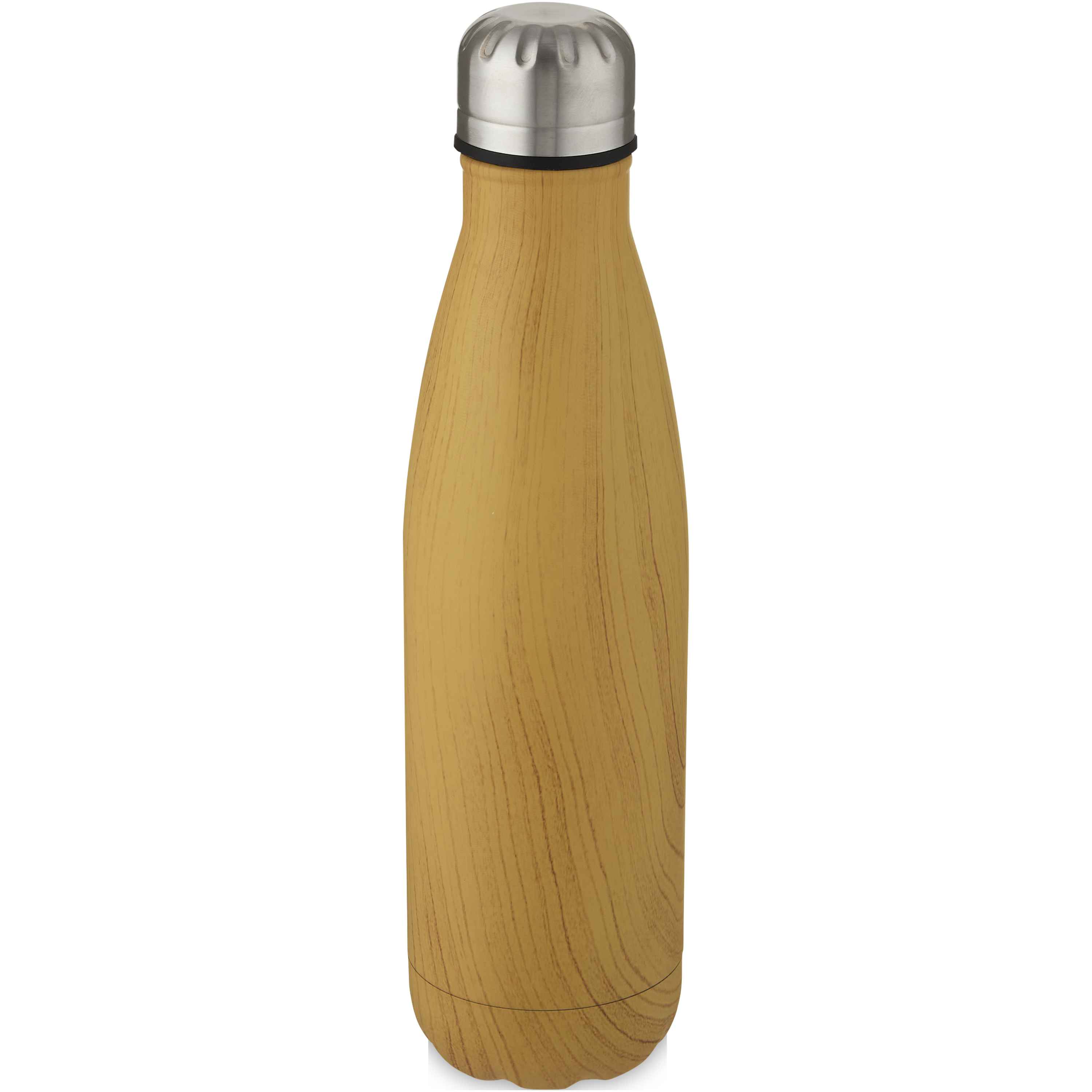 Cove 500 ml vacuum insulated stainless steel bottle with wood print