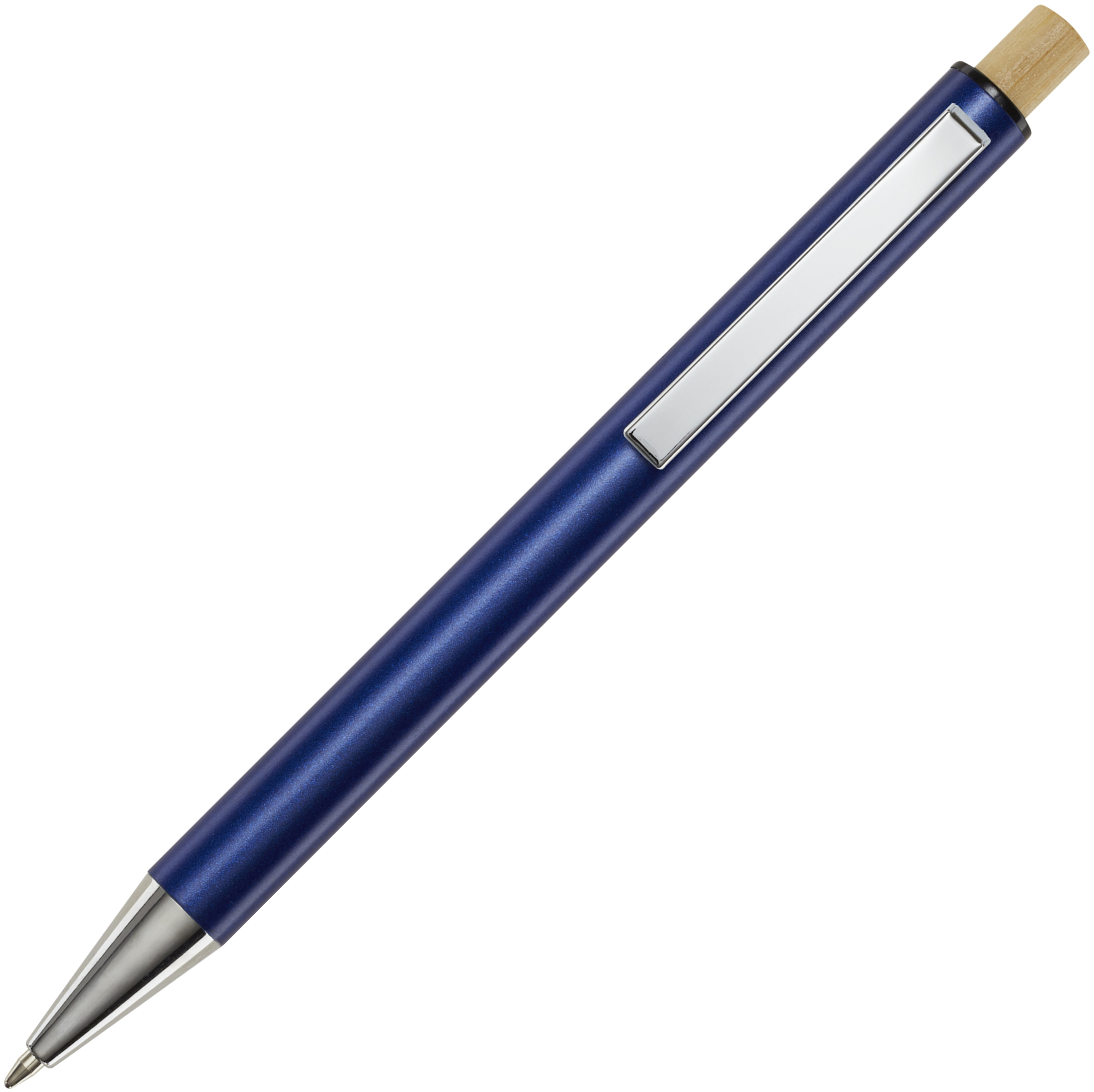 Cyrus recycled aluminium ballpoint pen (blue ink)
