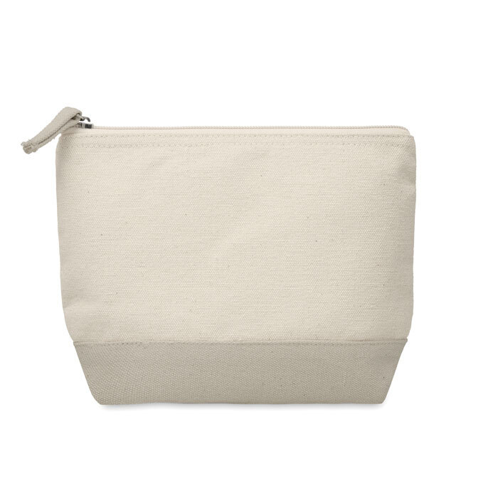 KLEUREN - Bicolour cotton cosmetic bag