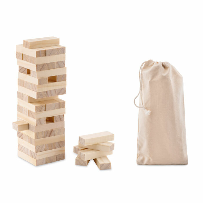 PISA - Tower game in cotton pouch