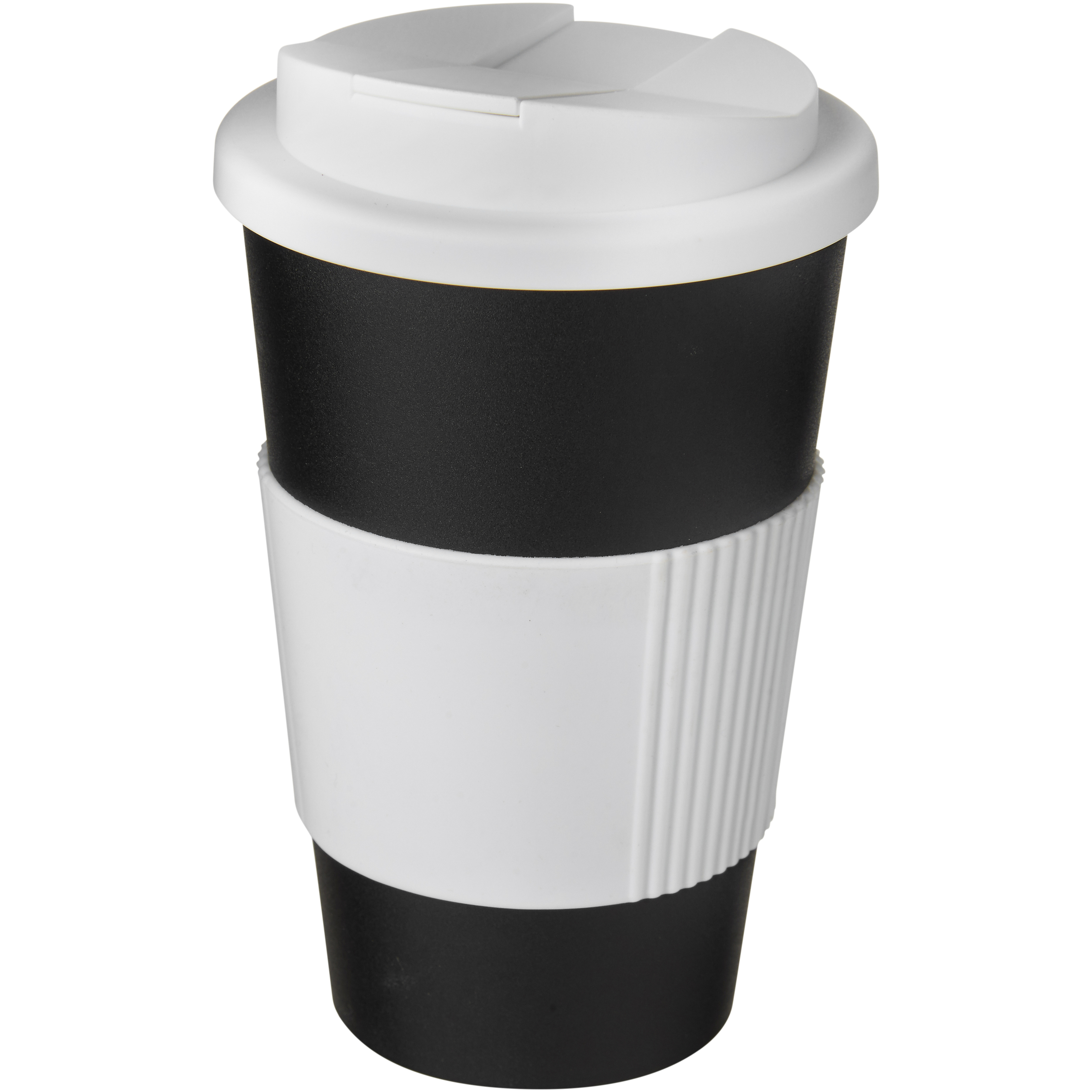 Americano® 350 ml tumbler with grip & spill-proof lid