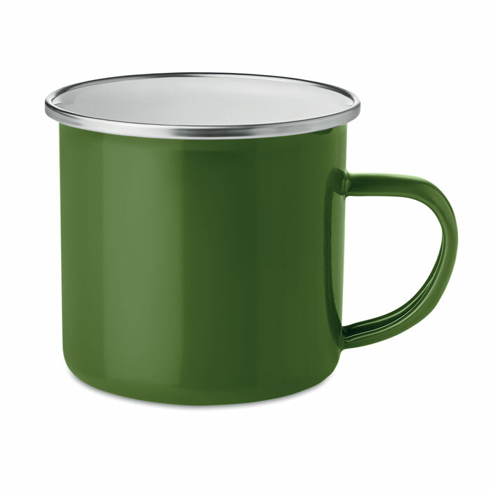 PLATEADO - Metal mug with enamel layer