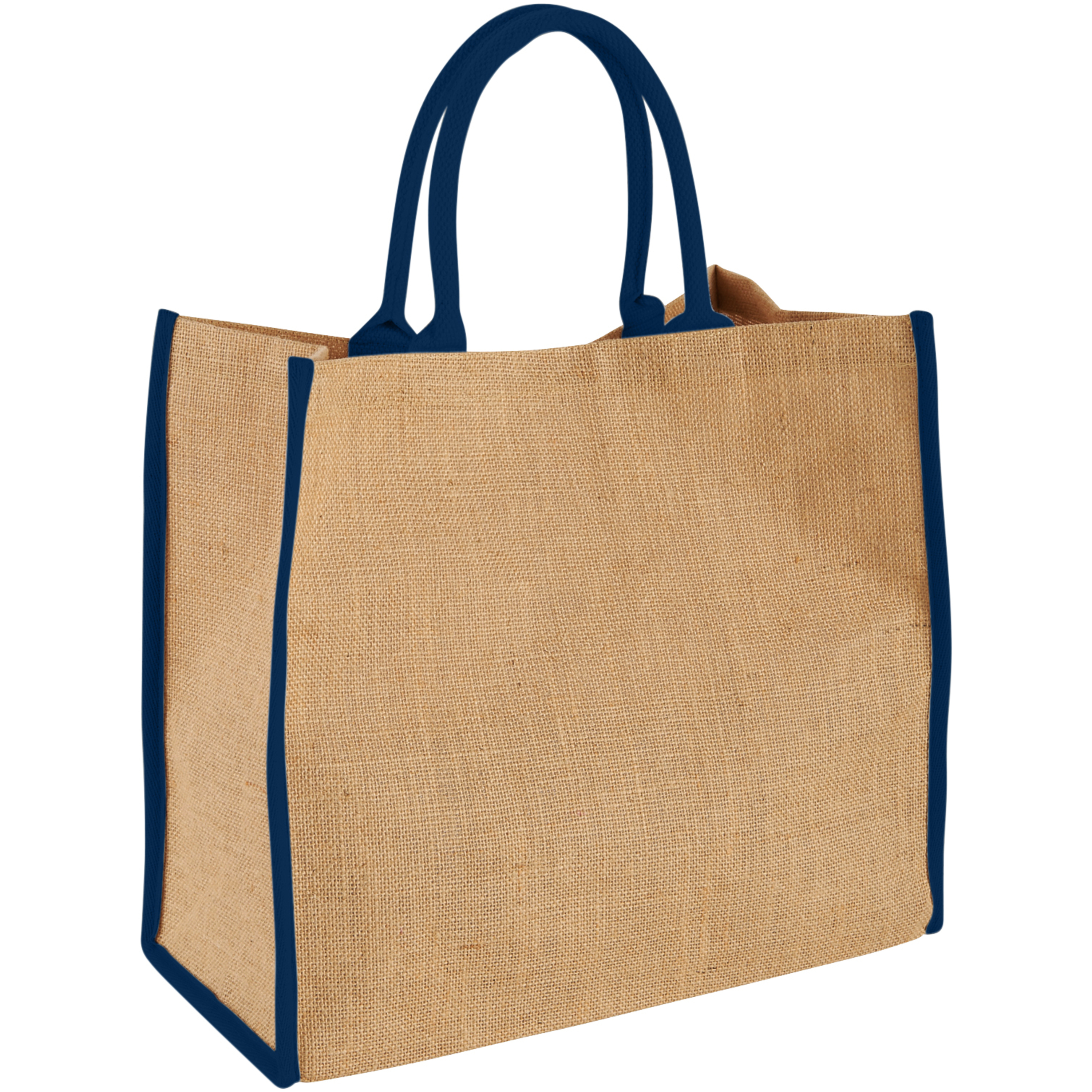 Harry coloured edge jute tote bag 25L