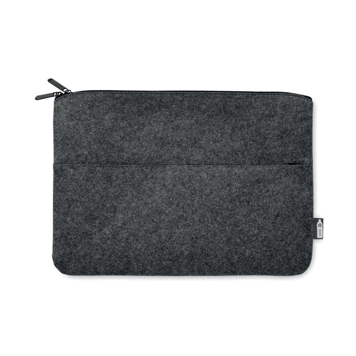 TOPLO - RPET felt zipped laptop bag