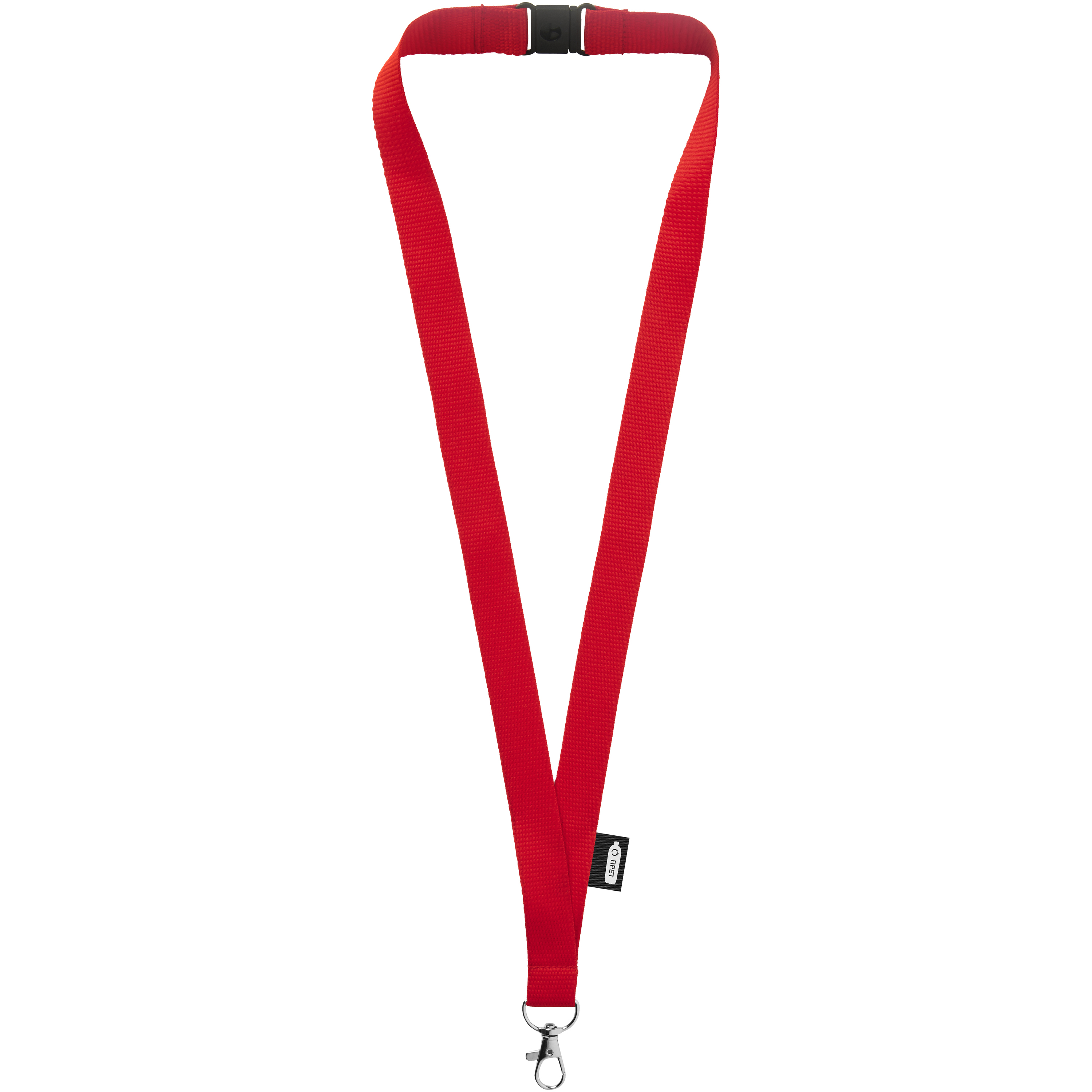 Tom recycled PET lanyard with breakaway closure