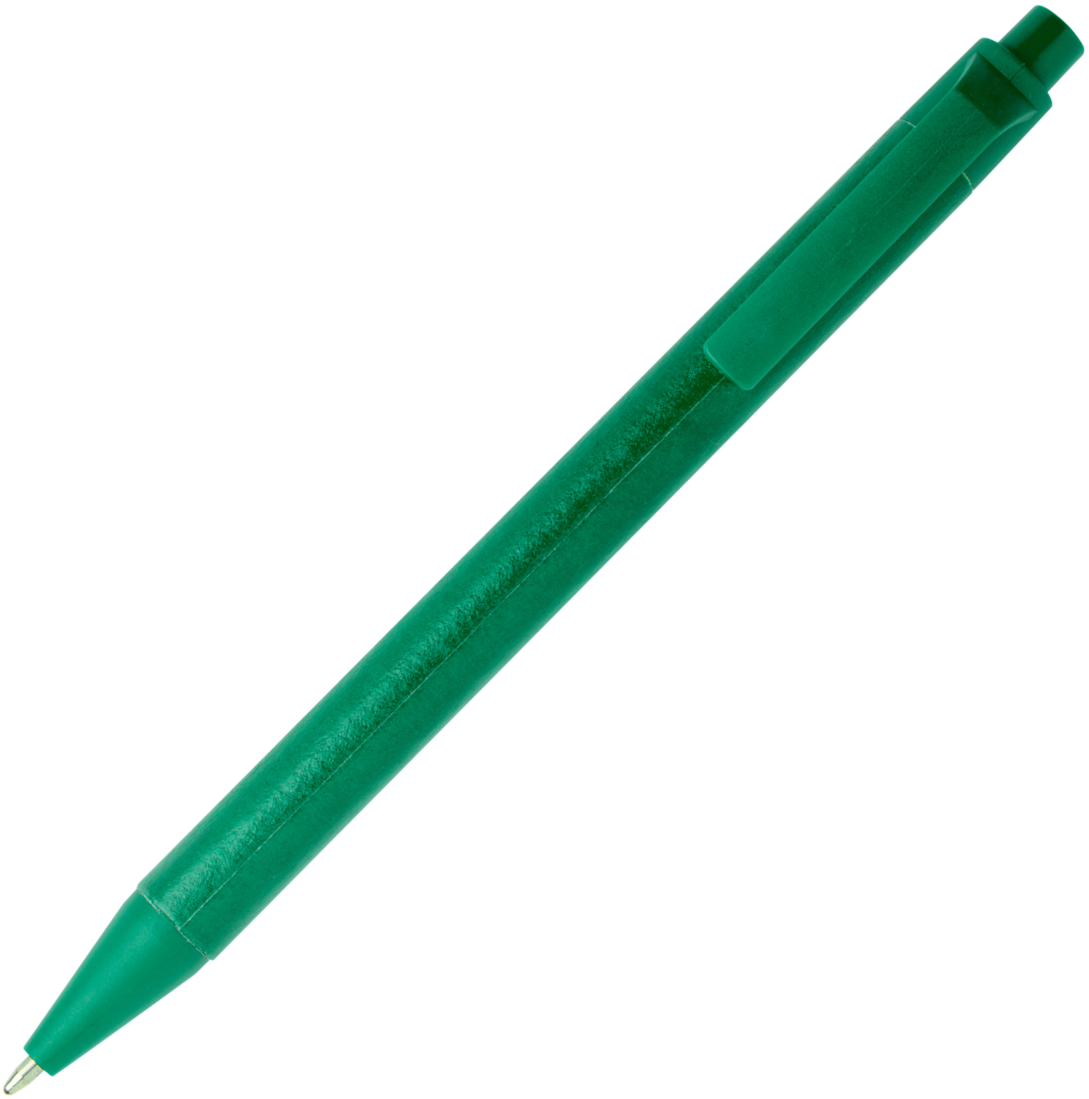Chartik monochromatic recycled paper ballpoint pen with matte finish (black ink)