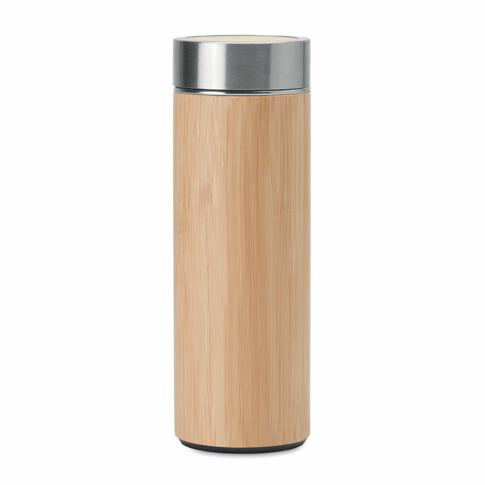 BATUMI - Double wall bamboo flask 400ml