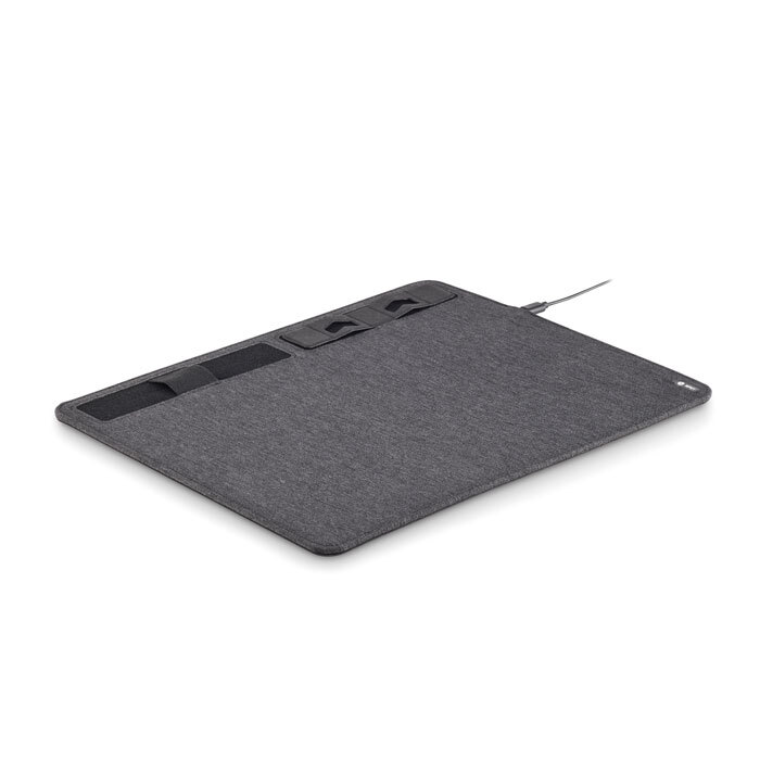 SUPERPAD - RPET mouse mat charger 15W