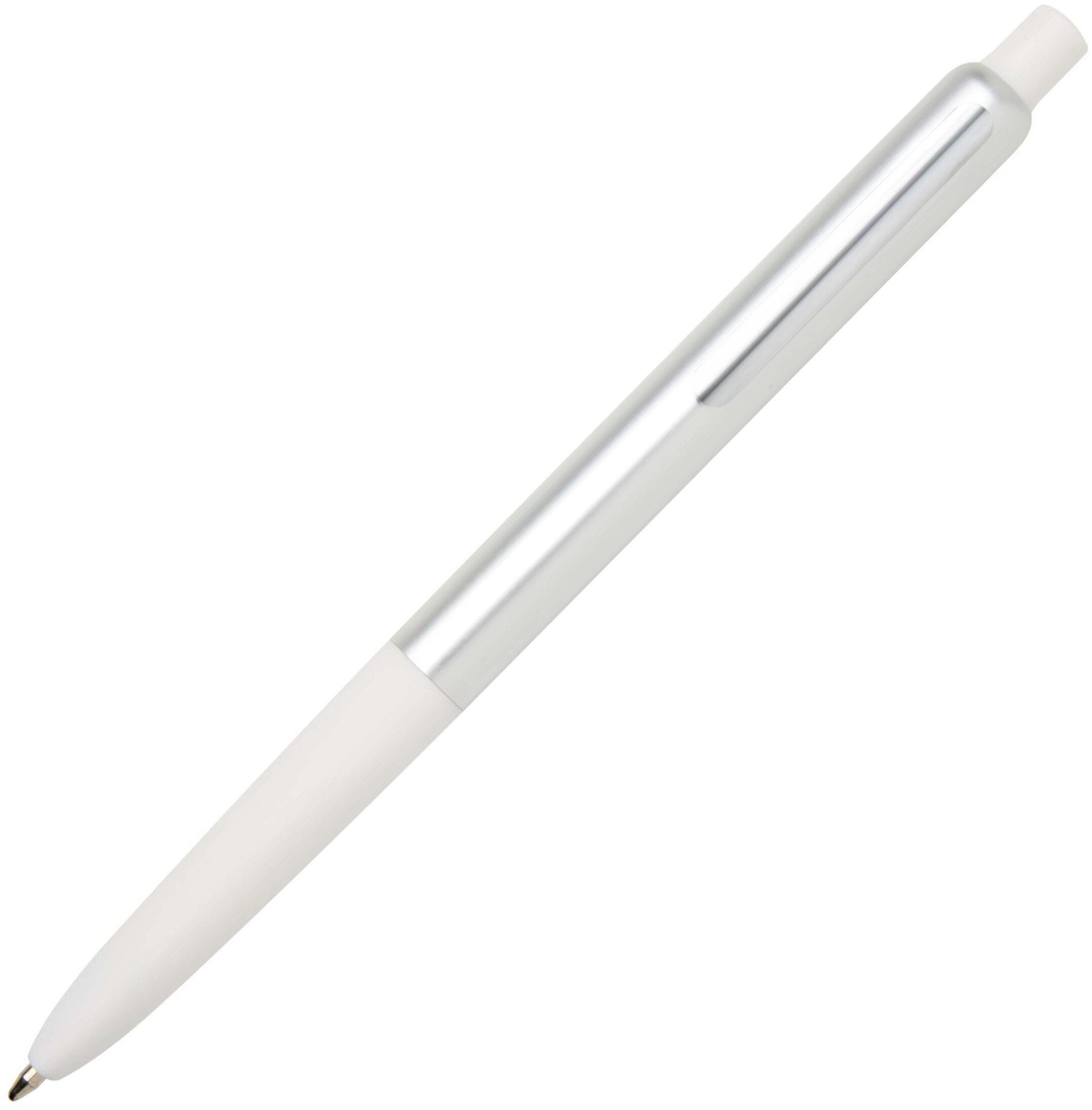 Soffit recycled aluminium click anodized ballpoint pen (blue ink)