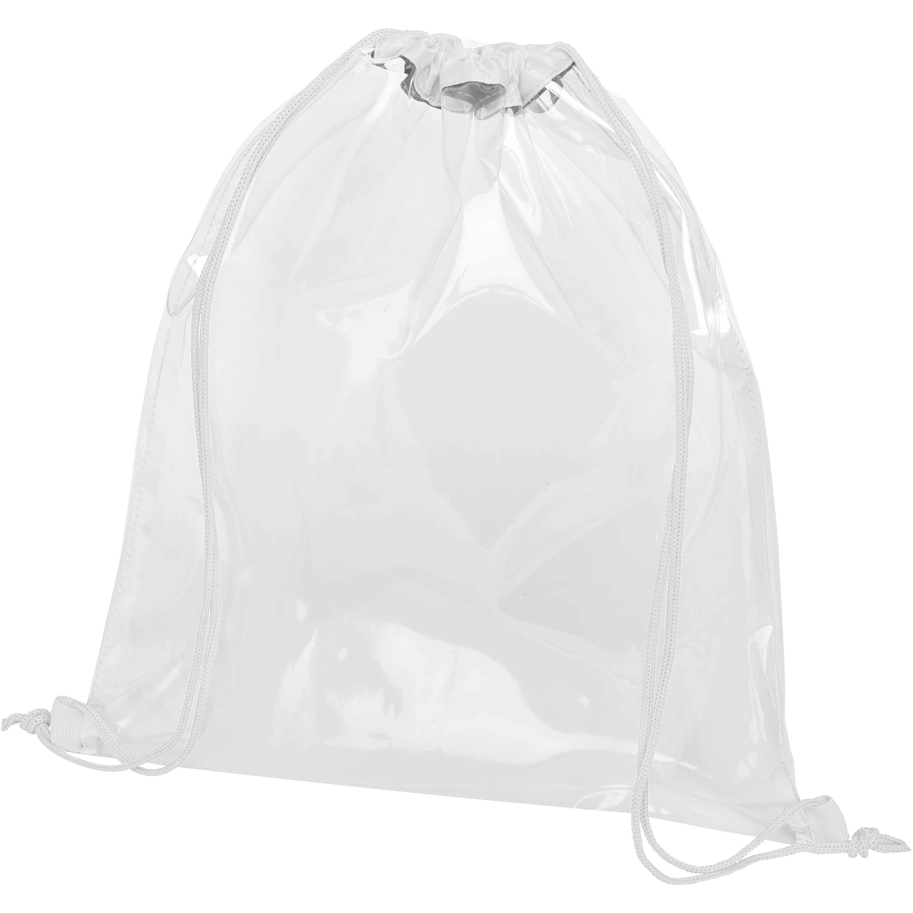 Lancaster transparent drawstring bag 5L