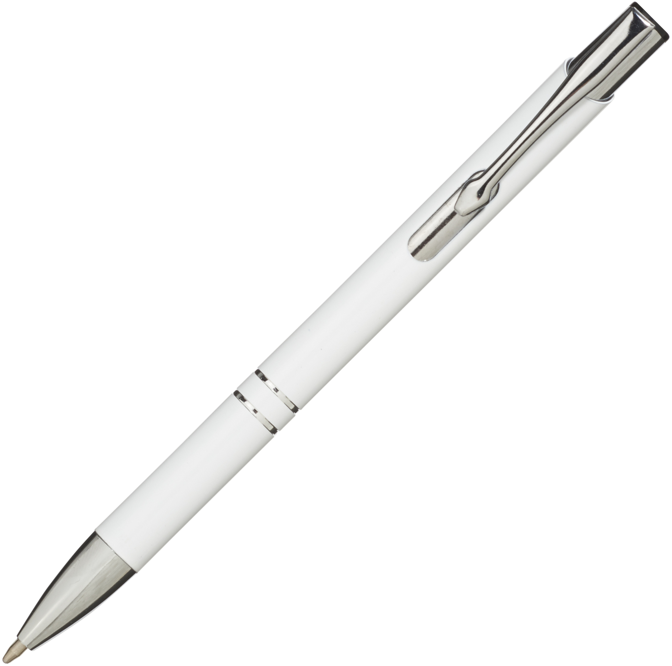 Moneta aluminium click ballpoint pen (blue ink)