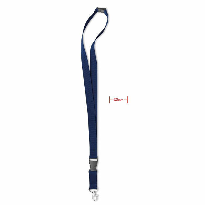 LANY - Lanyard with metal hook 20 mm