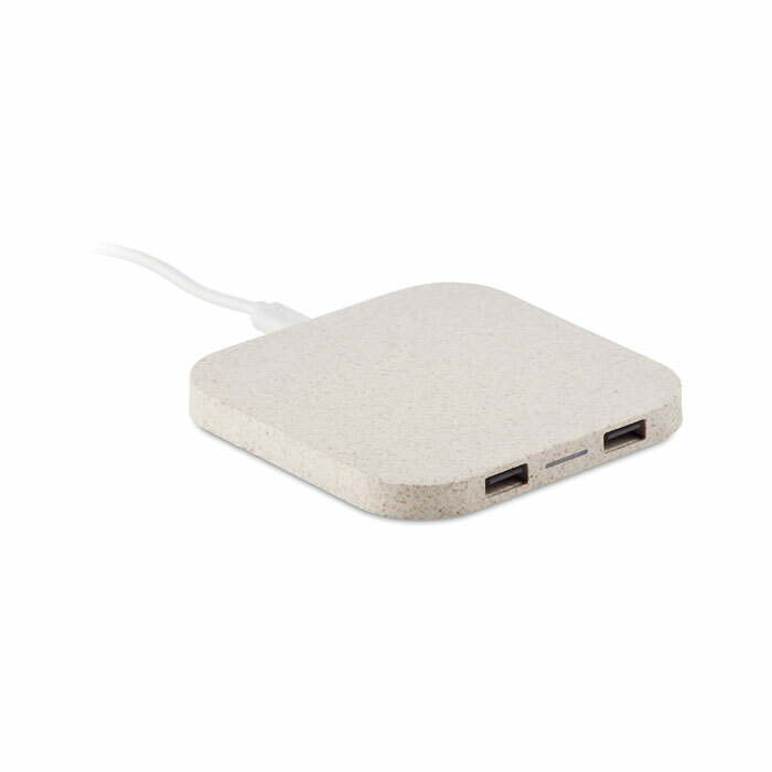 UNIPAD+ - Hub charger wheat straw/ABS 5W