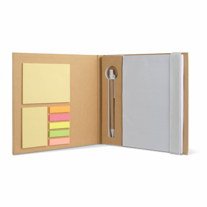 QUINCY - Notebook with memo set and pen