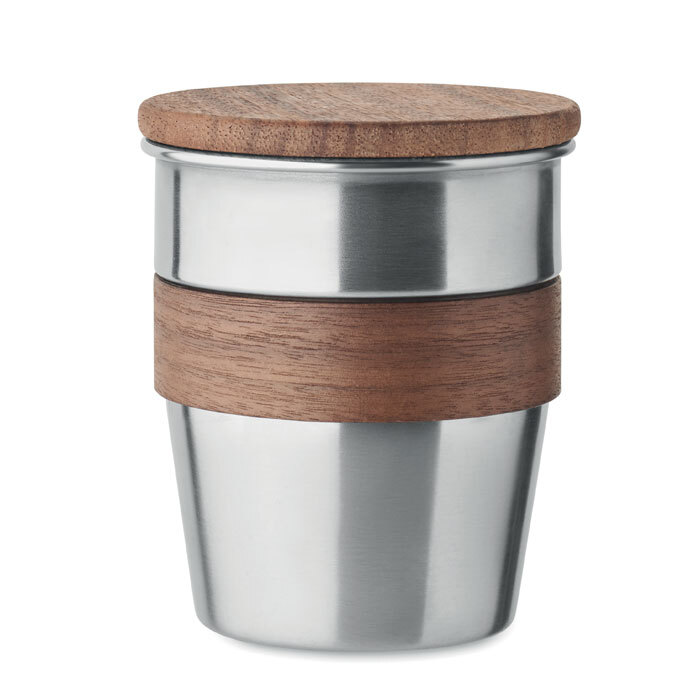 WALNUT - Single wall tumbler 350 ml