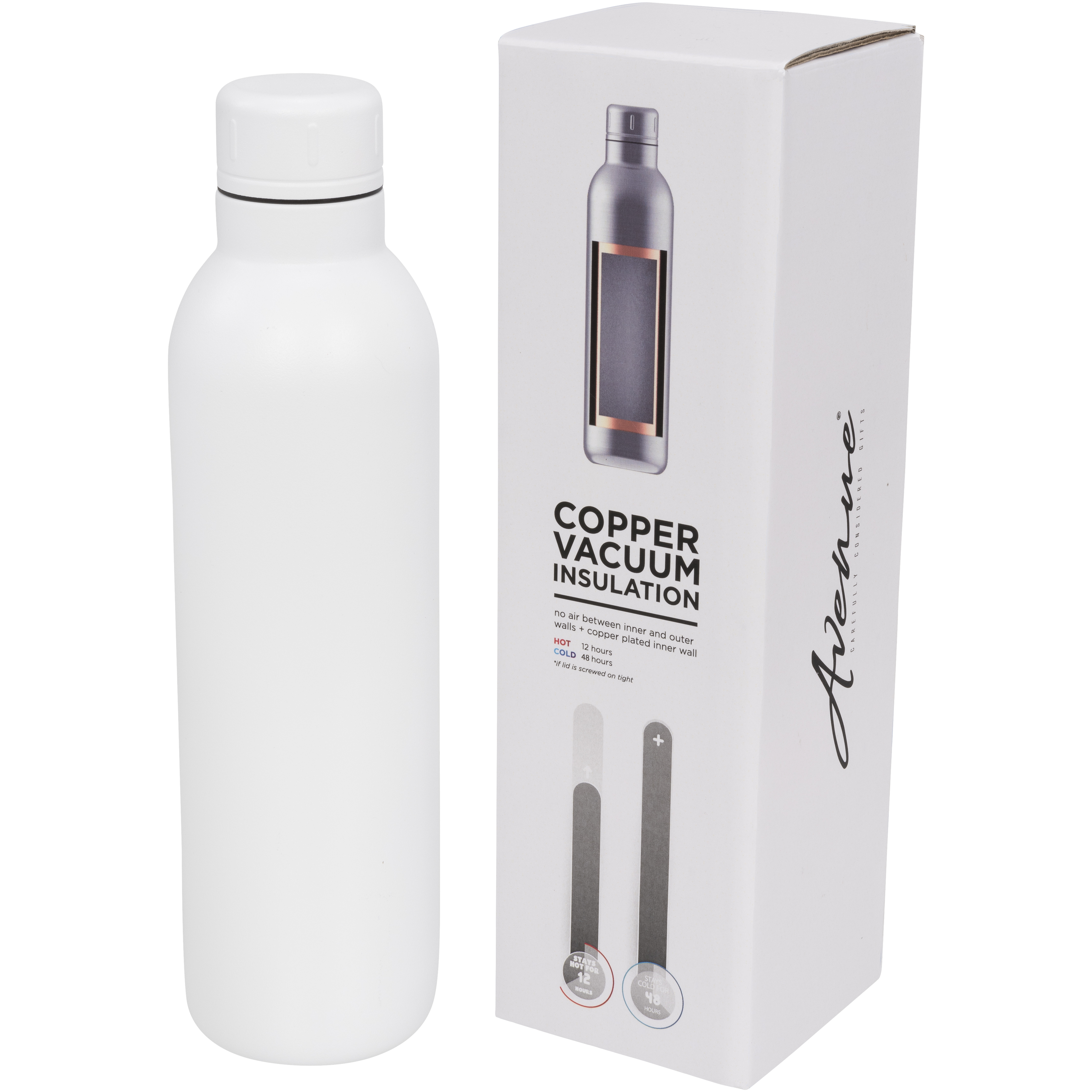 Thor 510 ml copper vacuum insulated water bottle