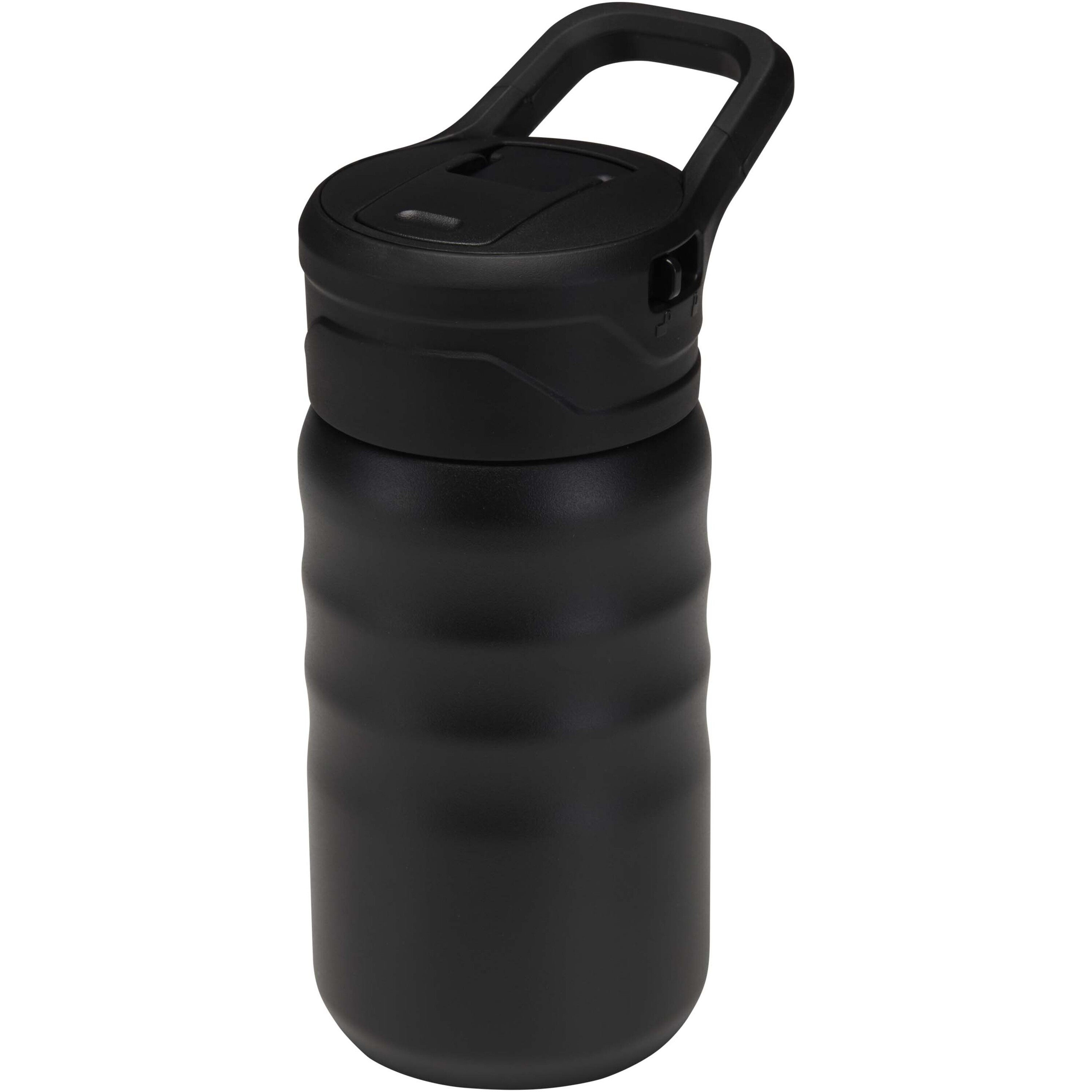Knox 350 ml RCS recycled double wall stainless steel sport bottle with flip straw