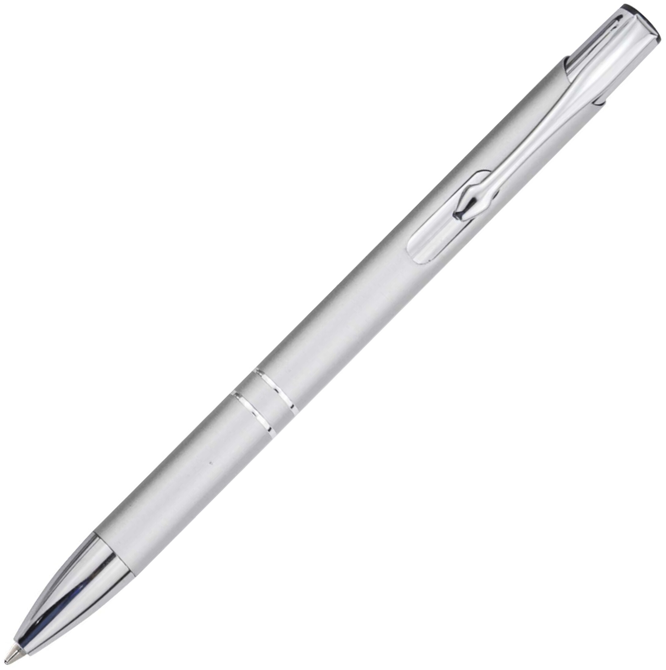 Moneta recycled aluminium ballpoint pen (blue ink)
