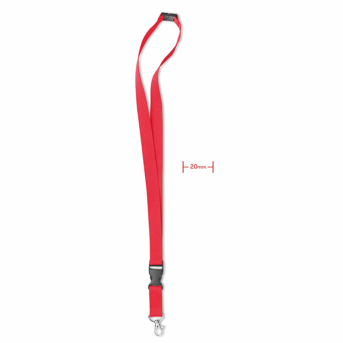 LANY - Lanyard with metal hook 20 mm