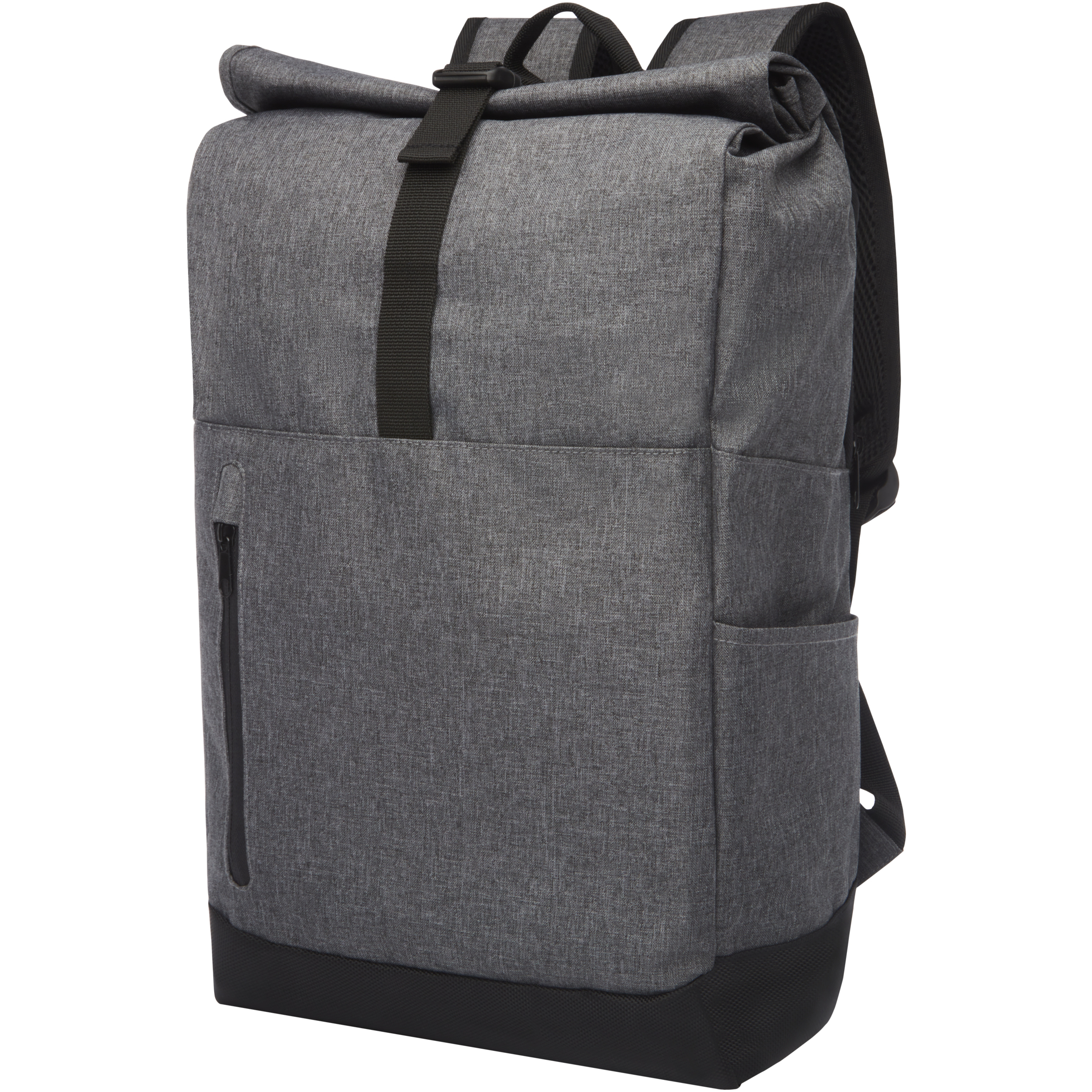 Hoss 15.6" GRS recycled roll-up laptop backpack 12L