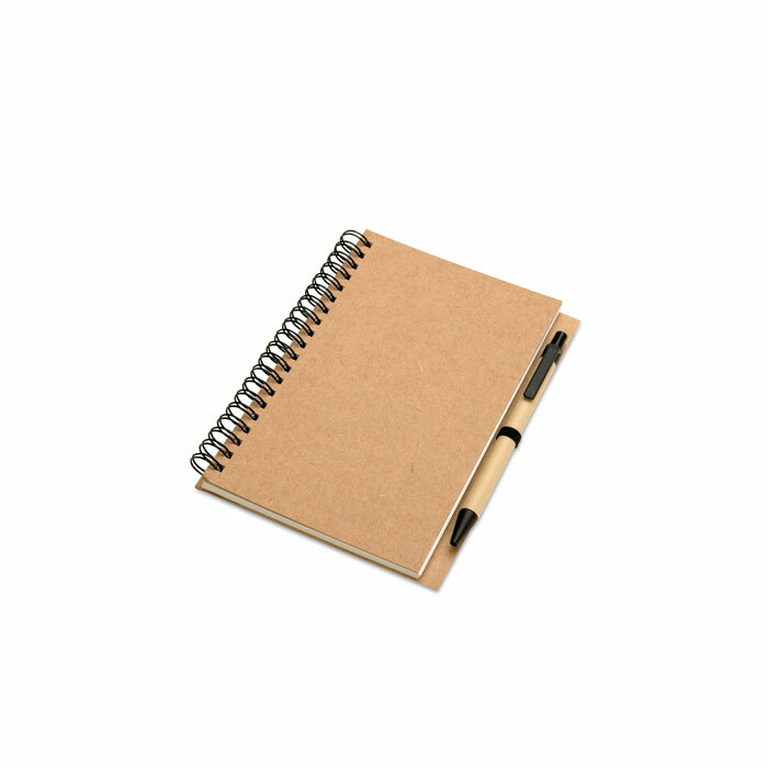 BLOQUERO - B6 Recycled notebook with pen