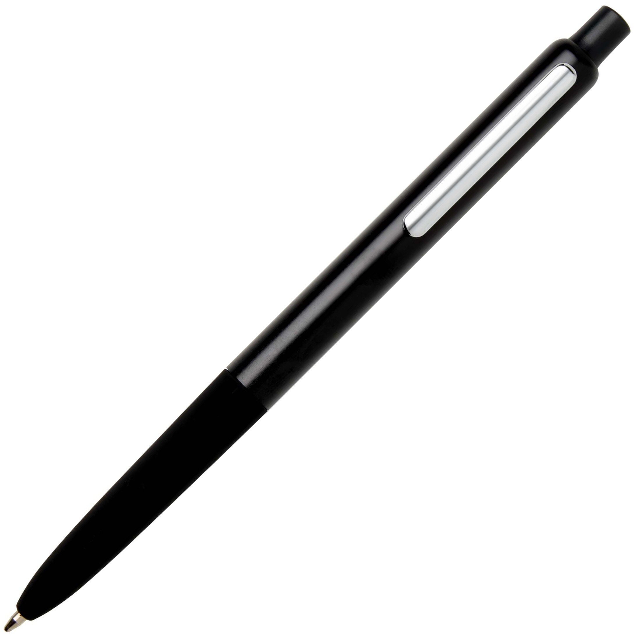 Soffit recycled aluminium click anodized ballpoint pen (blue ink)