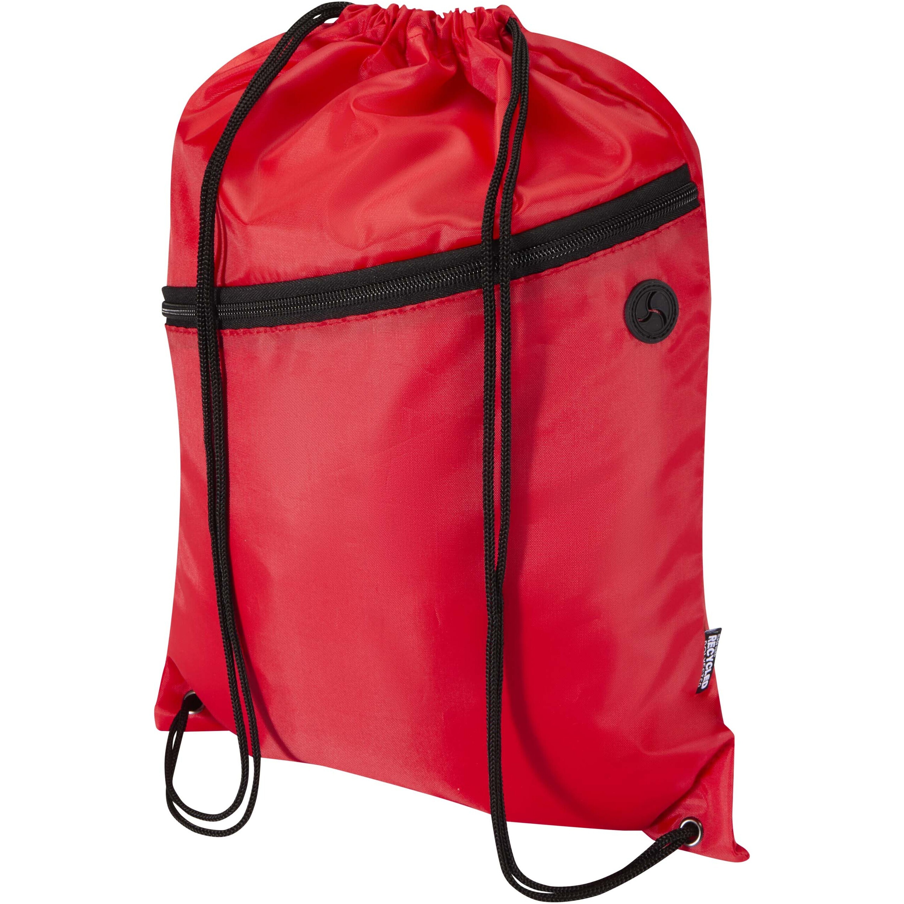 Oriole RPET drawstring bag with zipped front pocket 5L