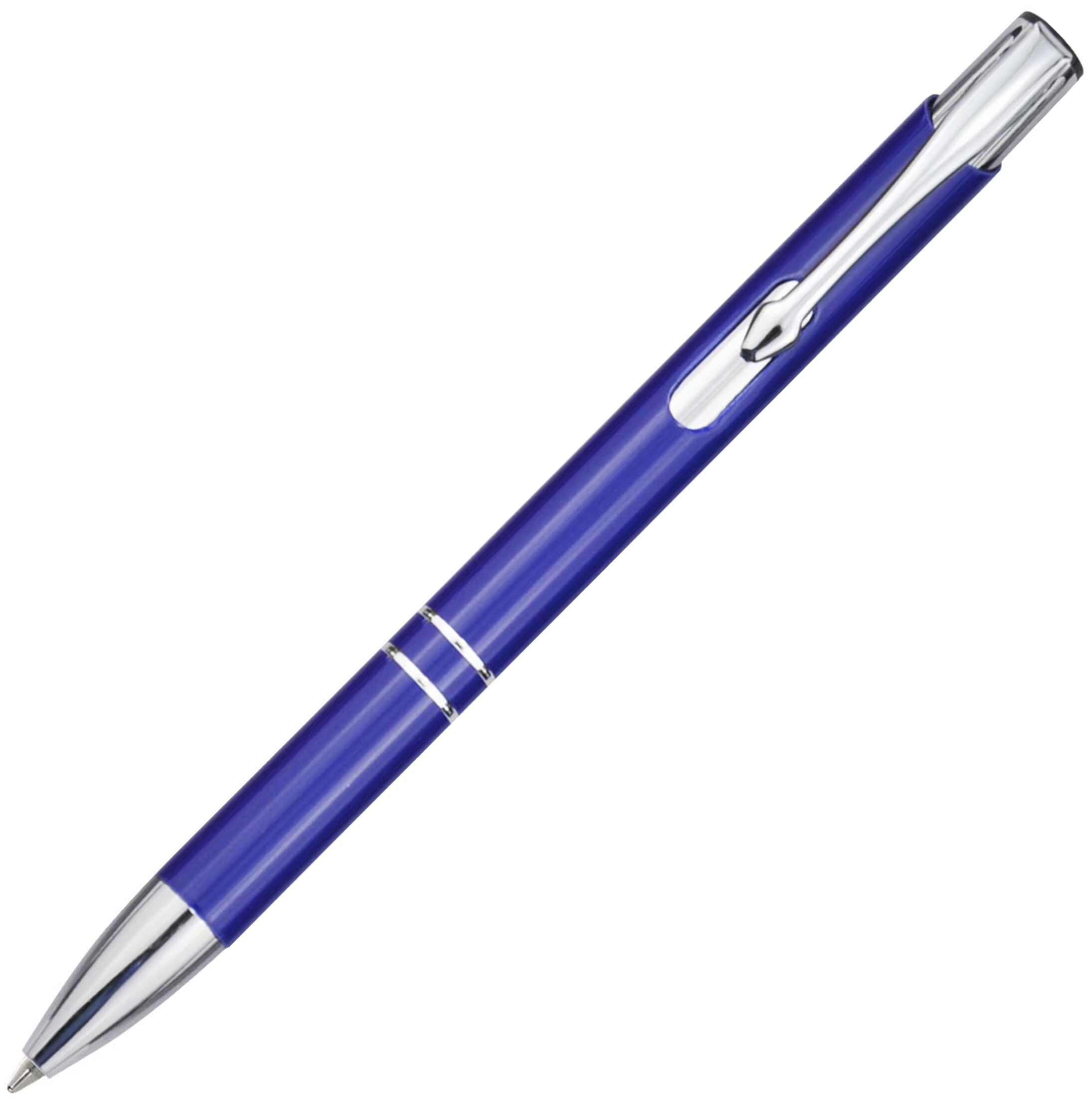 Moneta recycled aluminium ballpoint pen (blue ink)