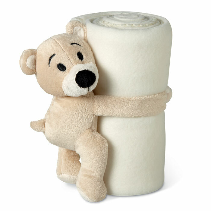 MANTA - Fleece blanket with bear