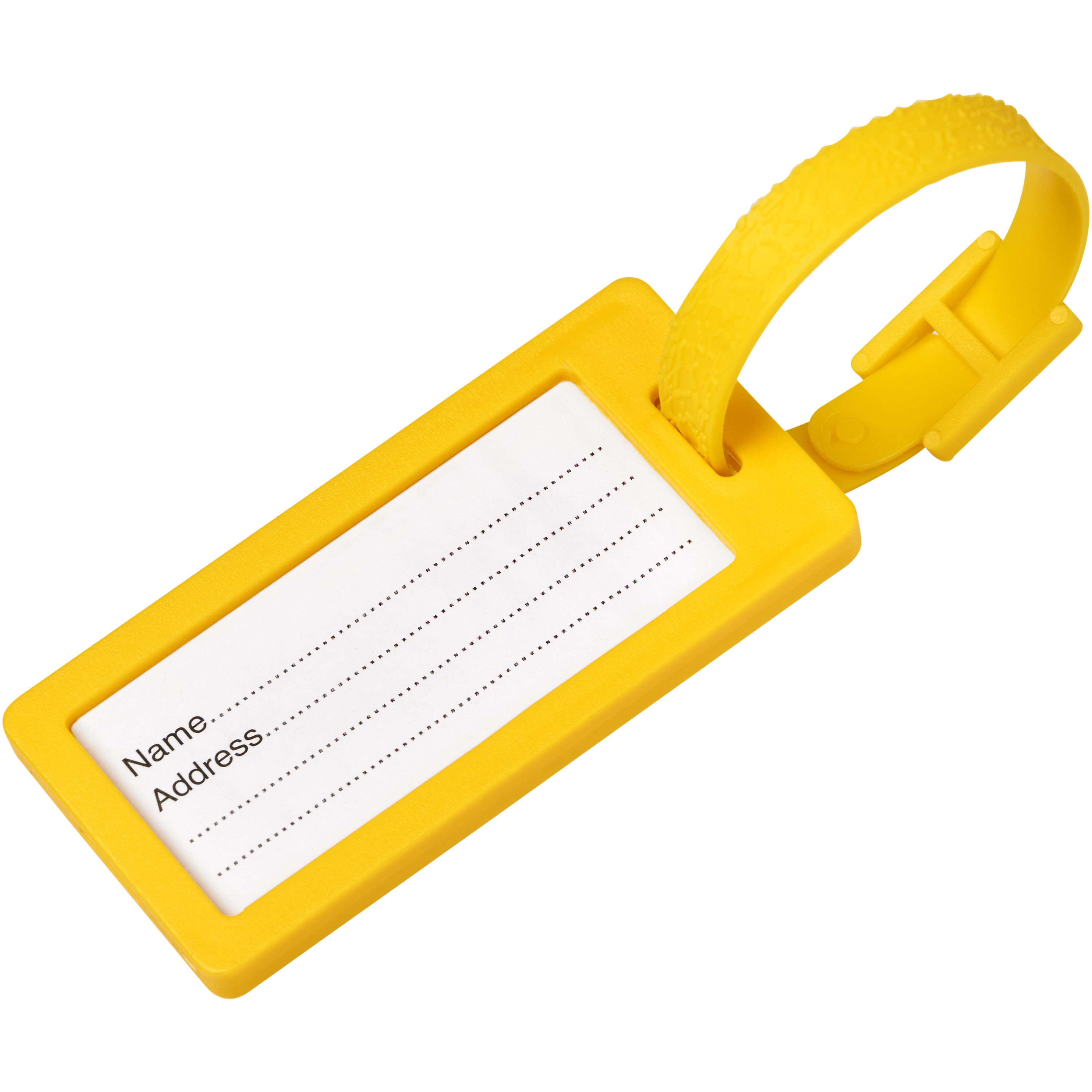 River recycled window luggage tag