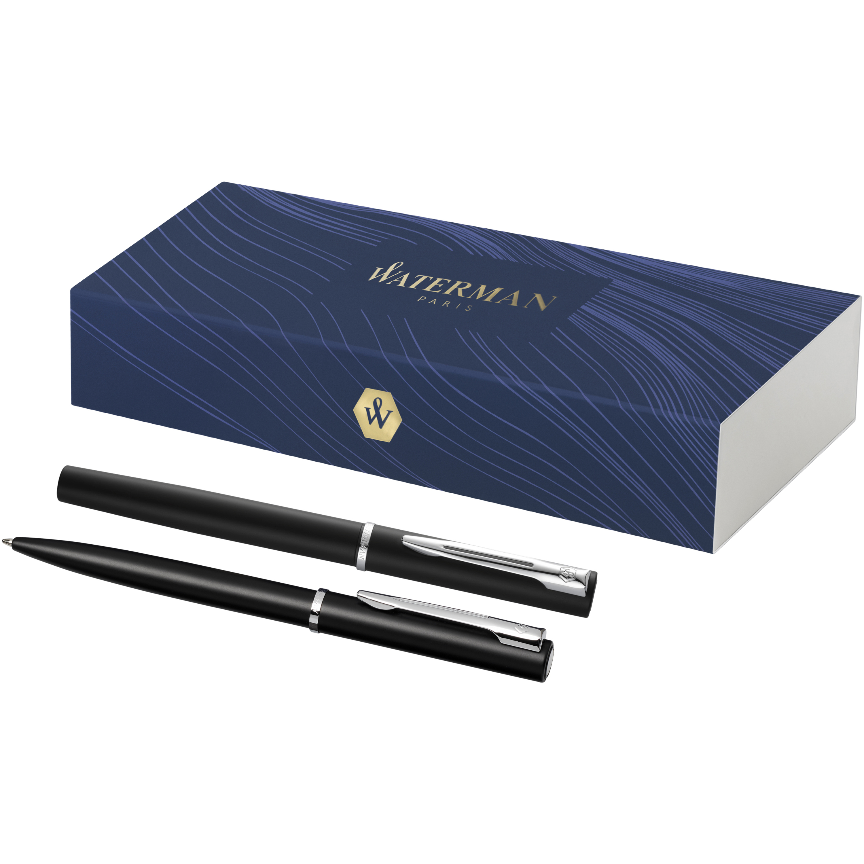 Waterman Allure ballpoint and rollerball pen set