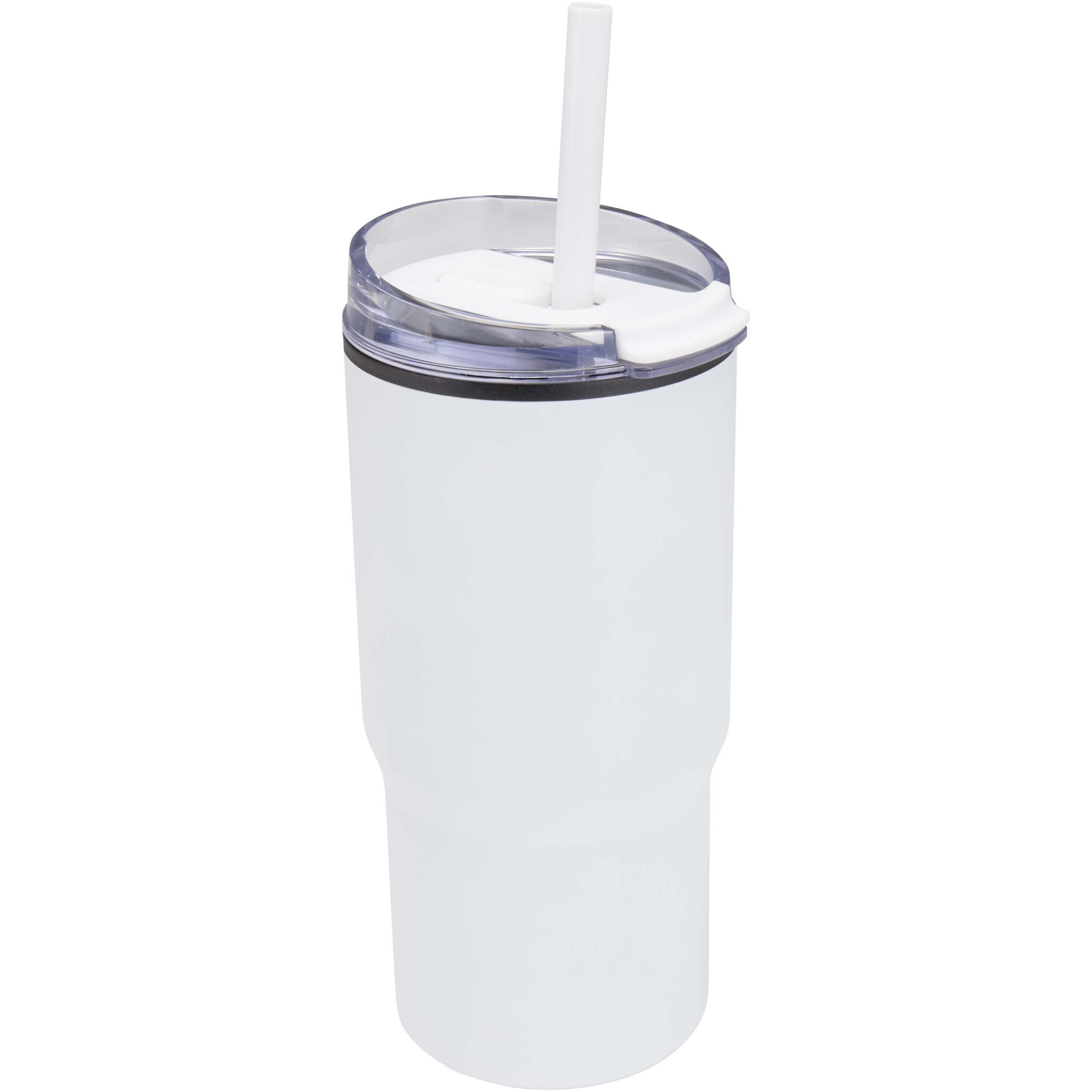 Westin 540 ml RCS recycled double wall insulated tumbler with straw